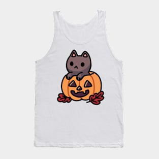 Spooky Cat Halloween Tank Top